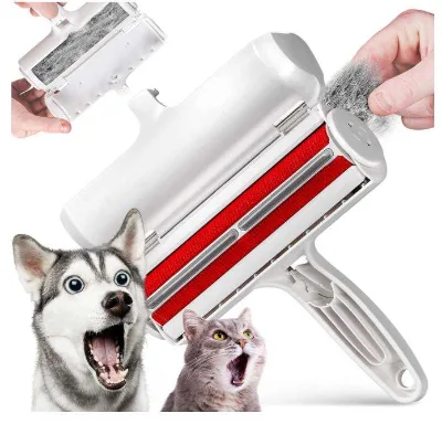 Convenient for Pet Hair Remover Reusable Lint Roller Multi-Surface Fur Tool for Carpet & Clothing Portable Grooming Tool Box