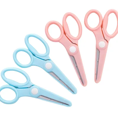 Creative DIY Paper Cutting Scissors for Kindergarten Primary and Secondary School Students Elastic Head Art Knife