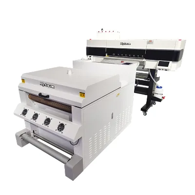 2 or 4 Head I3200 Digital DTF Printer 60cm A3 PET Film Offset T-shirt DTF Printing Machine Shake Powder DTF Printer I3200