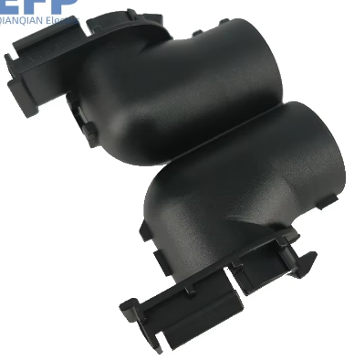Support Customization Black Waterproof T-Type Clip Needle Holder Connector Butt Joint Parts Wire Harness Cable Clips