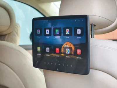 Custom Car Monitor Android System Touch Screen Car Headrest Monitor with TV&Type C WiFi Plug & Play Fitment RSE for Ti7 Leopard