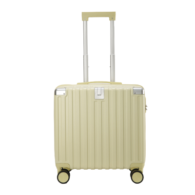 Contemporary ABS Hand Luggage with Charger Small Suitcase Bag 18 Inches Bag Holdall Luggage for Business Trips