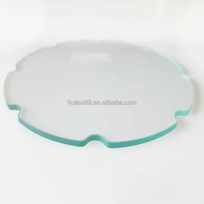 Customization 0.5mm-4.0mm Shaped Industrial Bathroom Glass Edge Chamfering Float Glass Cutting with Customized Color & Logo
