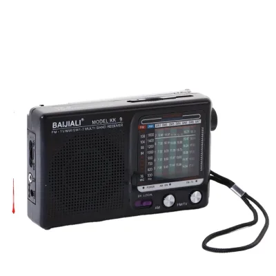 Mini Portable Retro Radio Receiver Handheld Digital FM Music Player Speaker FM 530-1600KHz