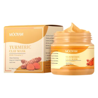 Blackhead Clay Mask for Pore Cleansing Ginger Mud Mask for Exfoliation Facial Mask in the Form of Mud for Deep Cleansing