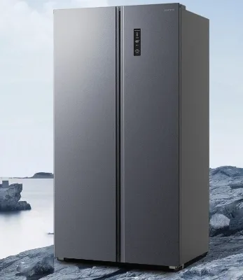 ODM Double Door Side by Side 421L Air Cooling Frost Free Refrigerator Computer Control American Style Fridge for Home