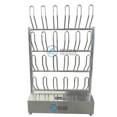 Henger Industrial Shoe Dryer Rack 304 SS Automatic Boot Drying Disinfection Machine for Food Workshop Slaughter House Men Women