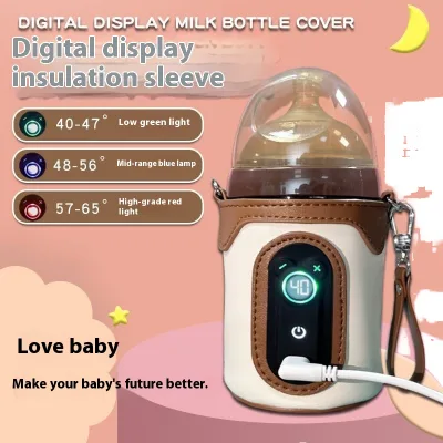 Portable USB Milk Warmer Best Bottle Warmer with Digital Display Made From Environmentally Friendly Materials