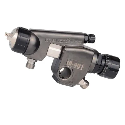 High Pressure Automatic Spray Gun with 100 psi Max Pressure 1.0mm/1.2mm Nozzles for Metallic Pearlescent Stainless Steel Washing