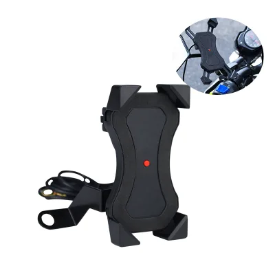 Motorcycle Handlebar Bike Mobile Cell Phone Mount Holder Support Bicycle Phone Stand for 4-6.5 Inch Soporte De Celular Para Moto