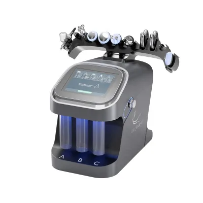 New Arrival Portable 10 in 1 Aqua Peeling Skin Management Oxygen Facial Machine Skin Clean Blackhead Removal Beauty Machine