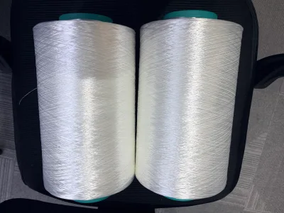 Polyester Twisted Yarn 1000D 90TPM Z Polyester High Tenacity 7.5cN/dtex 3.3kg and 12kg Per Cone for Garden Hose