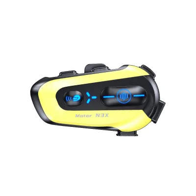 Popular Look N3X ABS Material Motorcycle Helmet Intercom System with Dual Noise Reduction IPX6 Waterproof 300m Range