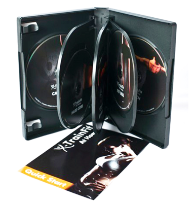 Fitness Education Music Movie 8 Dvd Discs in 27mm DVD Black or clear case With Color Insert Packaging