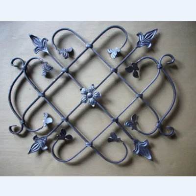 Metal Gate Wrought Iron Parts Cast Iron Components Forged Fittings Durable Water Resistant Modern Design for Wrought Iron Gates