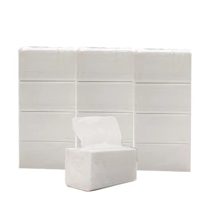 Magic Tissue 3 Ply Travel Soft Pack Facial Tissue Cute Transparent Packaging