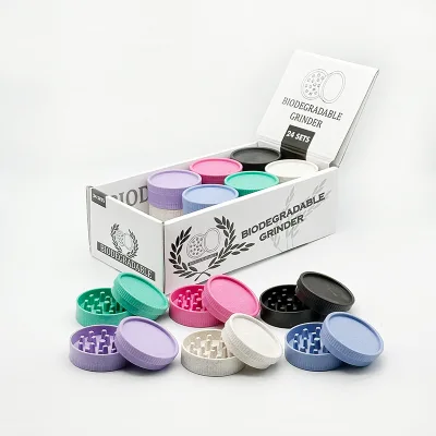 New Packaging Custom logo Degradable Smoking Grinder Tobacco Grinder