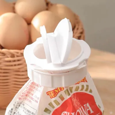 Double Open Lid Sealing Clip, Milk Powder, Oat Flour Seasoning, Moisture-proof Food Bag Sealing Clip, Universal Discharge Nozzle