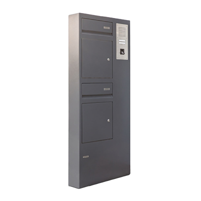 Water Proof Post Mail Enclosure Metal Letter Box Powder-Coated Wall Mount Letter Box Mailbox