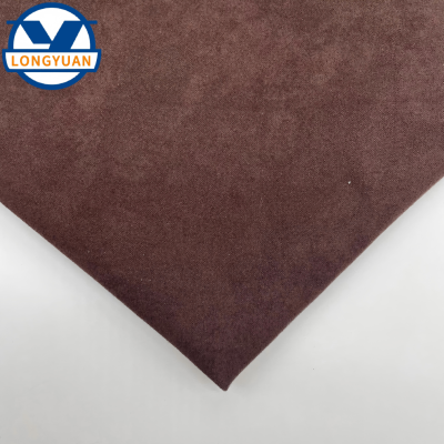 100% Polyester High Quality Suede Fabric , Soft Handfeeling  Waterproof