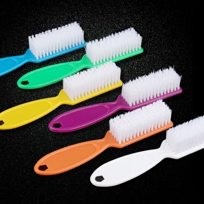 Professional Long Handle Plastic Nail Art Dust Clean up Brush