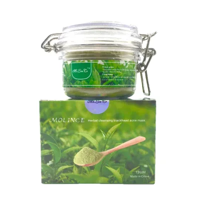 Vietnam Green Tea Herbal Facial Mask Powder Blackhead Acne Remover Deep Cleansing Pores Matcha Tea Mask