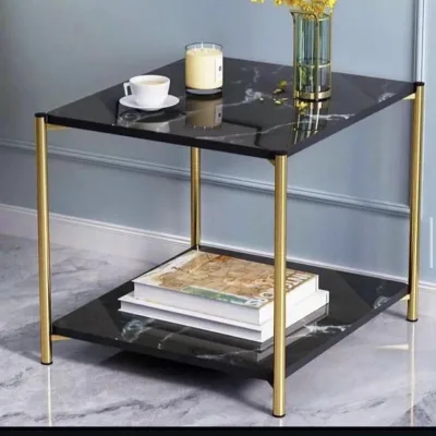 Luxury Minimalist Stainless Steel Coffee Table Modern Small Side Cabinet for Living Room Exterior Outdoor Use School Bathroom