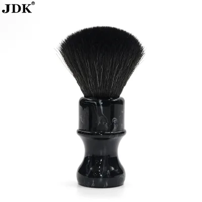 Hot Sell Vegan Black Synthetic Hair Resin Handle Men's Grooming Premium Brocha De Afeitar Beard Care Shaving Brush Beard Brush