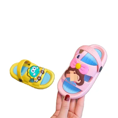 Cute Kids Summer Shoes Cartoon Children's Sandals and Slippers Casual Baby Shoes Boys and Girls Wholesale