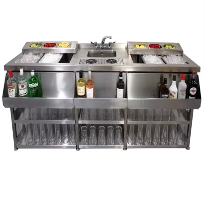 Customized  Nightclub Cocktail Station Bar Ideas Juice bar Design Ideas Cafe bar Designs