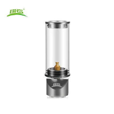 Dreamlike Retro Candle Lamp with Butane Gas Aluminum Stainless Steel Glass Snow Lampshade for Camping Kitchen Factory Price