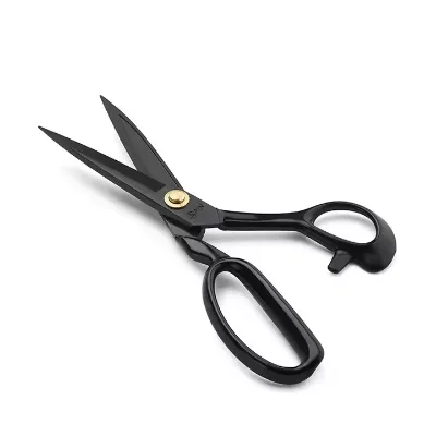 PIN Grooved Forging Tailors Scissors 10" Used in Garments Sewing Factory