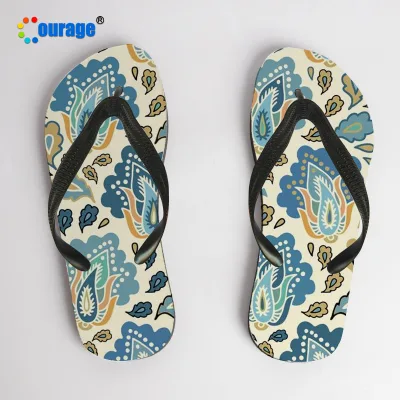 Men Women Sublimation Blanks Flip Flops Slipper for Sublimation Transfer Printing