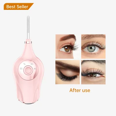 Natural Long Lasting Curl Eyelash Curling Quick Heat Natural Eyelashes Eyelash Curler Heated Rizos De Pest