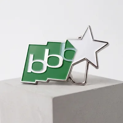 Custom Western Cowboy Zinc Alloy Die Casting Belt Buckle Clothing Brands DIY Soft Enamel Belt Buckle