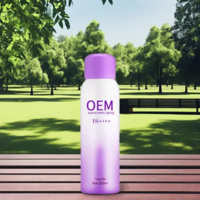 Customizable SPF 50 Sunscreen Spray Organic Vegan Oil-Free Chemical-Free Made in China for Outdoor Face Protection Private Label