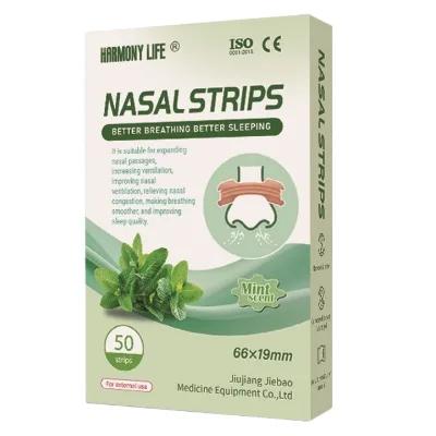 OEM Complete Mint Flavored Herbal Nasal Strips Factory-Certified Anti-Snoring Mouth & Body Patches