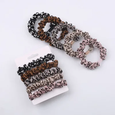 Wholesale Custom Satin Ponytail Hair Scrunchies Fashion Elastic Hair Accessories Custom Logo Women