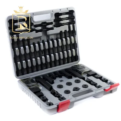 Large Steel High Hardness 58PCS Clamping Kit with Portable Box Machine Tool Accessories