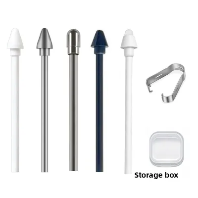 Suitable for Samsung S11/S11 Ultra Stylus Replacement Pen Tip Metal Soft Rubber Plastic Pen Core with Clip Storage