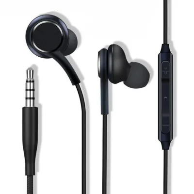 Hot Sale 3.5mm Audio Wired Earphones Headphones for samsung S10 Wired 3.5mm Jack Earphones