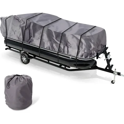 Waterproof and Weather Resistant Marine Grade Protective Storage Pontoon Boat Cover