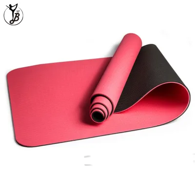 6mm tpe yoga mat double layer yoga mat eco friendly