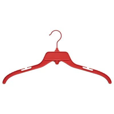 Wholesale Eco Friendly Plastic Clothes Hanger Slim Space Saving Garment Suit Coat Hanger Custom Logo Branding Hanger