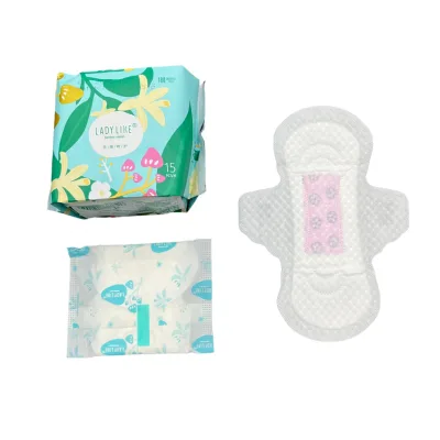 Overnight Use Disposable Ladies Customized Sanitary Napkins for Feminine Hygiene