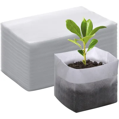 DaringFish Heavy Duty Felt Non-Woven Breathable Biodegradable Plant Nursery Grow Bags for Home Gardens Balconies Vegetable