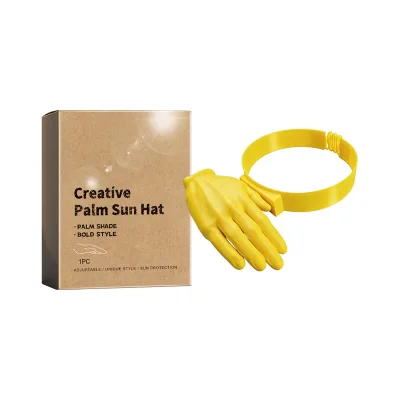 Creative Slap Cap Adjustable Unique Style Light Skin-Friendly Sun Protection Summer Outdoor Protection Portable Easy to Use