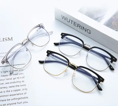 Men High Quality Metal Anti-Blue Glasses Computer Watch TV Glasses Spectacles Frames Glasses for Men and Women