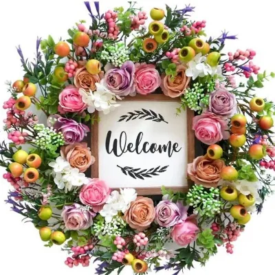 New European-style Realistic Flowers Framed Photo Frame Painting Home Wall Decoration for Festive Atmosphere