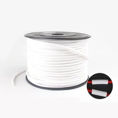 High Quality 10mm PVC Tube Soft White Spiral Wrapping Cable Marker Printable Sleeve 0.5~25mm Clip-on Marking Tube